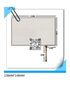 10.1 Inch 4 Wire Industrial Resistance Touch Screen LCD Panel 228mm x148mm
