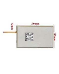 10.1 Inch 4 Wire 234mm x 145mm Resistance Touch Screen TK6100I TK6100I.V3 Industrial Screen