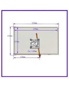 10.1 Inch 4 Wire Touch Screen 234mm X 145mm For LCD LED