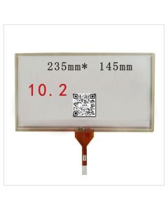 10.2 Inch 4 Wire Resistive 235mm x 145mm Bottom Centre DVD Navigation Touch Screen
