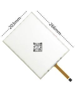 12.1 Inch 5 Wire Touch Screen Resistive Middle Right 266mm X 203mm