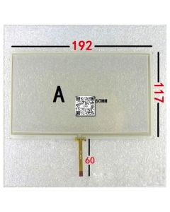 8 Inch 4 Wire 192mm X 116mm Touch Screen For HSD080IDW1 AT080TN64 AT080TN03
