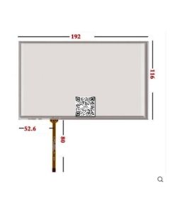 8 Inch 4 Wire 192mm x 116mm Resistive Touch Screen For HSD080IDW1 A00