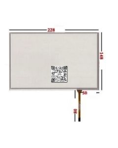 10.1 Inch 4 Wire Resistive 228mm x 148mm Handwritten Touch Screen Bottom Left