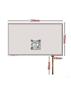 10.1 Inch 4 Wire 234mm x 142mm Resistance Touch Screen 16.9 Handwritten LCD Touch Screen
