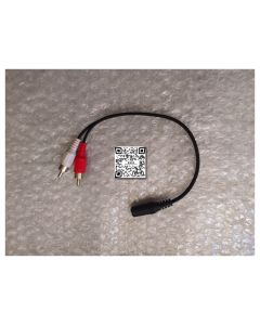 3.5 MM STEREO FEMALE AUDIO ADAPTER CABLE
