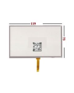5 Inch 4 wire Resistive Touch Screen Bottom Centre 119mm x 73mm