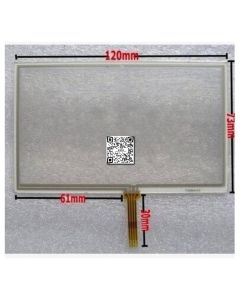 5 Inch 4 wire Resistive Touch Screen Bottom Centre 120mm x 73mm