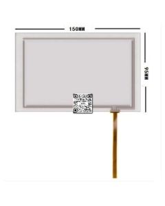 6 Inch 4 Wire Resistance Touch Bottom Right 150mm X 95mm