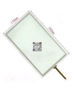 8 Inch 4 Wire Resistive Touch Digitizer Screen 192mm x 116mm For Mydean 3209