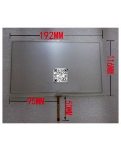 8 Inch Resistance Touch Screen On Board Navigation GPS DVD Hand Written Screen 192mm x 116mm