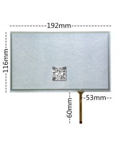 8 Inch 4 Wire 192mm X 117mm Bottom Left Wire Resistance Touch Screen GPS Navigation DVD Point Reading Machine
