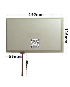 8 Inch 4 Wire Resistive Touch Screen Industrial Control Equipment 192mm x 116mm