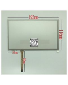 8 Inch 4 Wire Resistive ST08001 For Car DVD GPS Navigation Handheld Device Touch Screen 192mm X 116mm