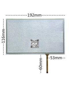 8 Inch 4 Wire 192mm x 116mm Resistive Navigation GPS DVD Handwriting Screen