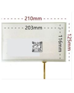 9 Inch 4 Wire Resistive Touch Screen LCD 210mm x 125mm Industrial Control Machine